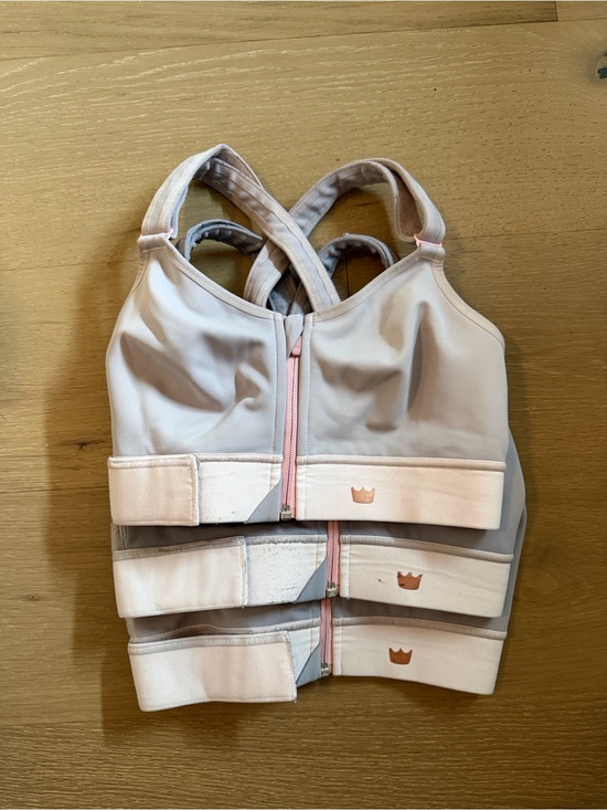 SHEFIT Other - *3* SHEFIT LUXE Sports Bras with Rose Gold Accents - FAIR CONDITION